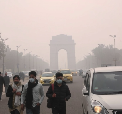 “Delhi Freezes at 5.9°C, Air Quality Remains ‘Severe’ for Second Consecutive Day”