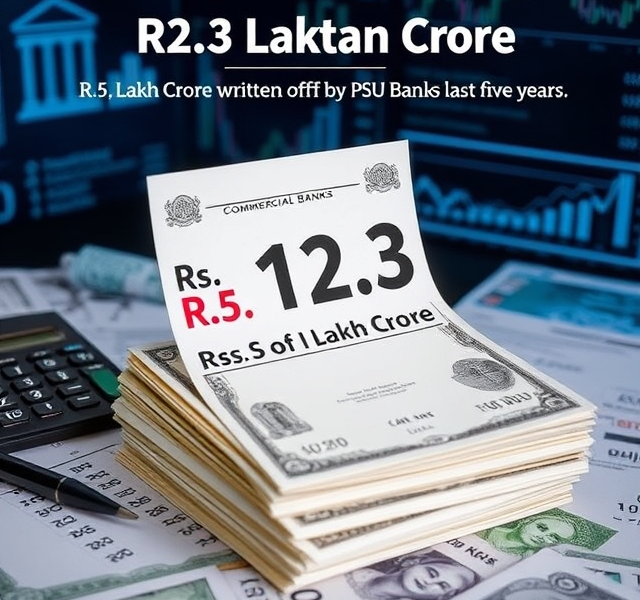 “Over Rs 12 Lakh Crore Loans Wiped Off in 10 Years, 50% by PSU Banks in Recent Years”