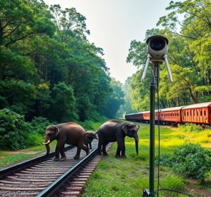 “Smart Cameras Powered by AI Shield Odisha’s Elephants from Trains”