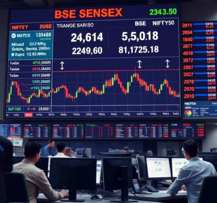 “Stock Market Trends: BSE Sensex Opens with Little Change, Nifty50 Stays Above 24,600”